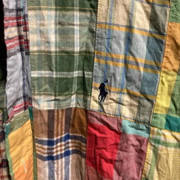 Vintage Ralph Lauren Madras button down short sleeve